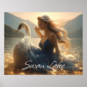 POSTER LAC DES CYGNES - BALLET & DANSE -