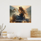 POSTER LAC DES CYGNES - BALLET & DANSE - (Cuisine)