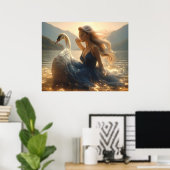 POSTER LAC DES CYGNES - BALLET & DANSE (Bureau à domicile)