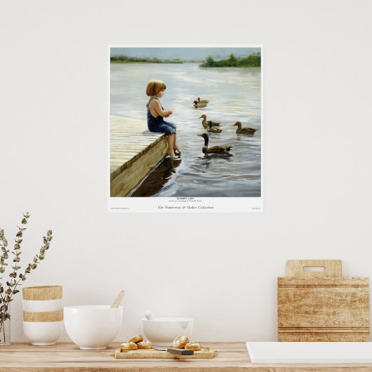 Poster Lac d'été (Cuisine)