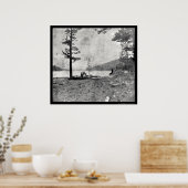 Poster Lac Donner, CA Daguerreotype 1852 (Cuisine)