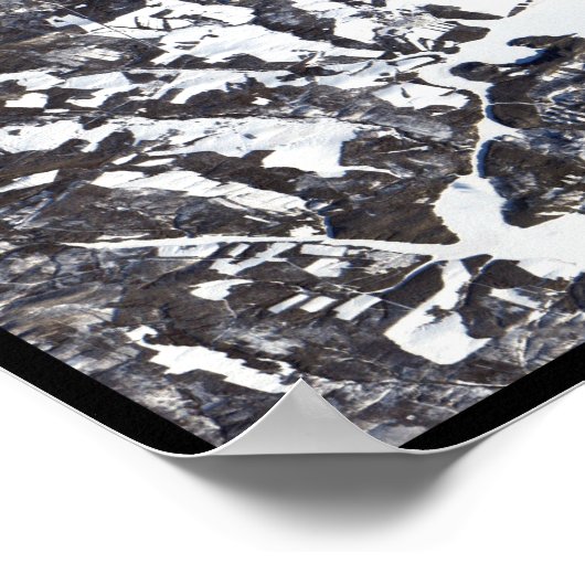 Poster Lac Dragon Sibérie (Coin)