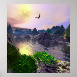 Poster Lac eagle