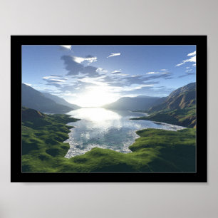 Poster Lac écumeux