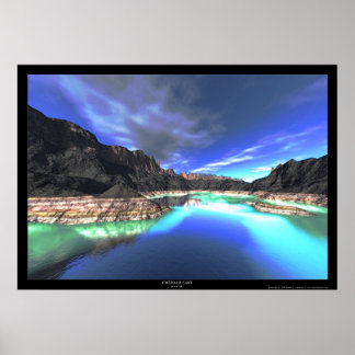 Poster Lac Emerald