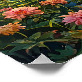 Poster Lac et forêt (Coin)