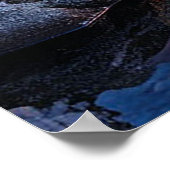 Poster Lac et montagnes (Coin)