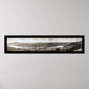 Poster Lac Fairlee, Vermont Photo 1920