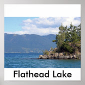 Poster Lac Flathead (Devant)