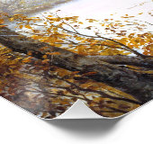 Poster Lac forest dans Automn (Coin)