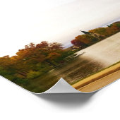 Poster Lac Fowler en automne, WI (Coin)