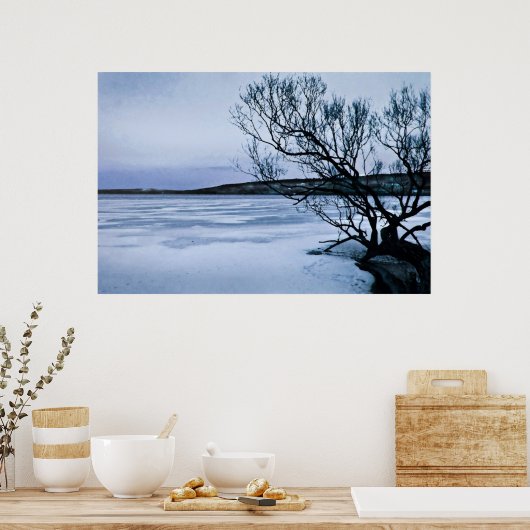 Poster Lac gelé (Cuisine)
