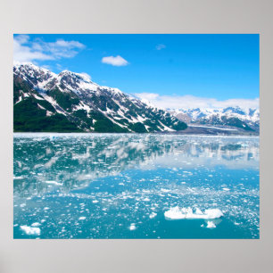 Poster Lac gelé Alaska