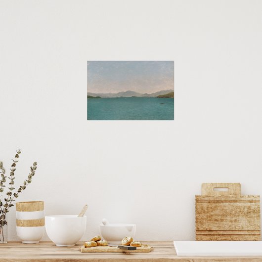 Poster Lac George, étude libre (Cuisine)