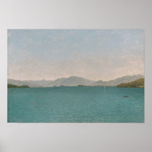 Poster Lac George, étude libre