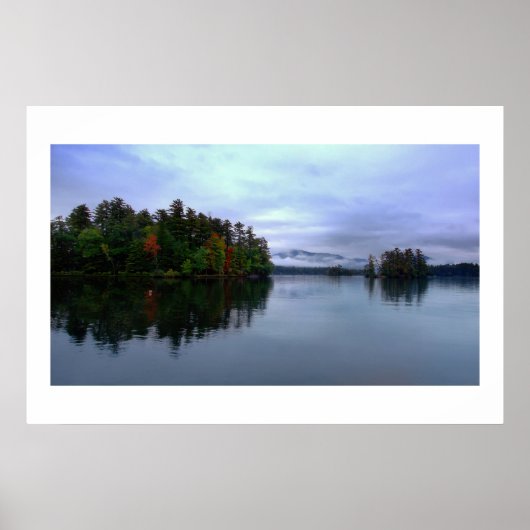 Poster Lac George, New York (Devant)