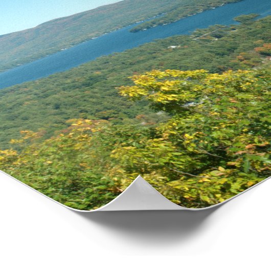 Poster Lac George Panorama (Coin)