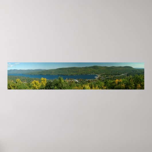 Poster Lac George Panorama (Devant)
