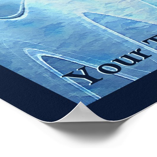 Poster Lac glaciaire (Coin)