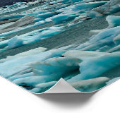 Poster Lac glaciaire Jokulsarlon - Islande (Coin)