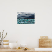 Poster Lac glaciaire Jokulsarlon - Islande (Cuisine)