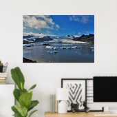 Poster Lac Iceberg (Bureau à domicile)