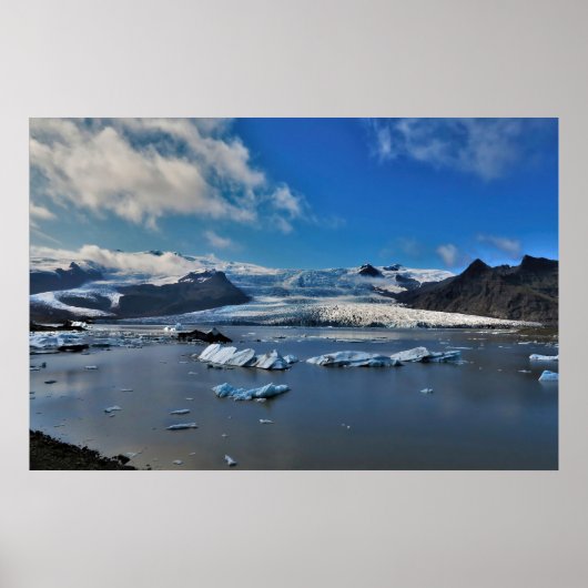 Poster Lac Iceberg (Devant)