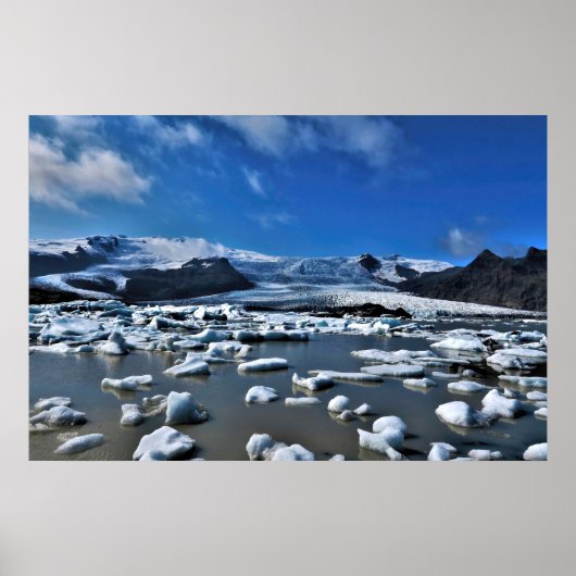 Poster Lac Iceberg (Devant)