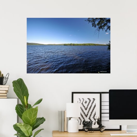 Poster Lac indien dans les Adirondacks. imprimer 08 220 (Bureau à domicile)