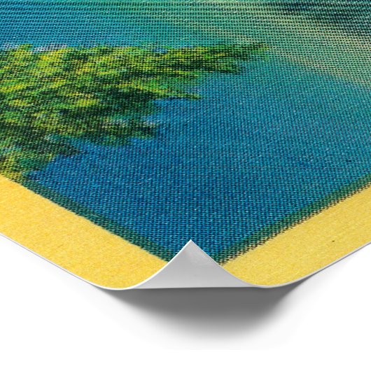 Poster Lac June dans le comté de High SierraMono, CA (Coin)