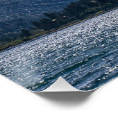 Poster Lac June et Carson Peak avec tempête imminente (Coin)