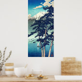 Poster Lac Kawaguchi Kawase Hasui 1931 (Cuisine)