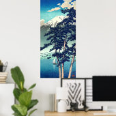 Poster Lac Kawaguchi Kawase Hasui 1931 (Bureau à domicile)