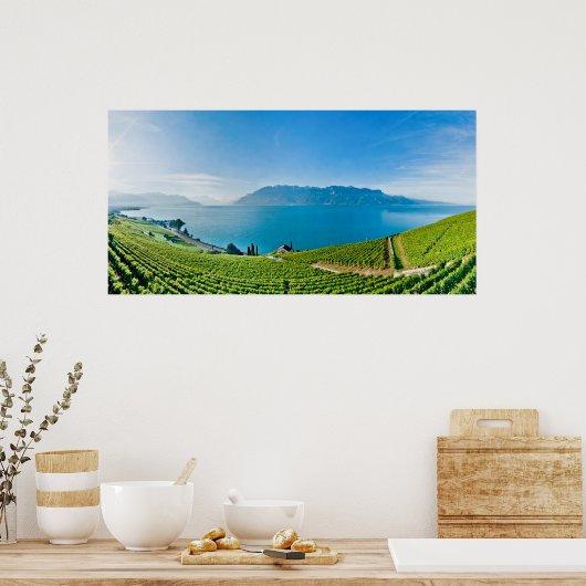 Poster Lac Léman 017 (Cuisine)