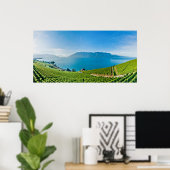 Poster Lac Léman 017 (Bureau à domicile)