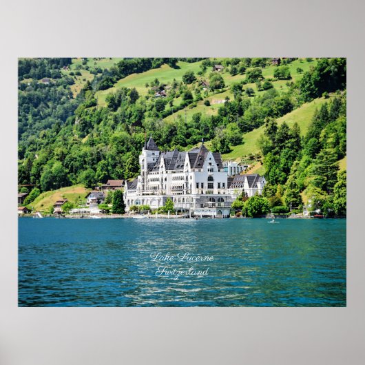 Poster Lac Lucerne, Suisse (Devant)