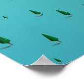 Poster Lac Maracaibo, Venezuela carte de navigation. (Coin)