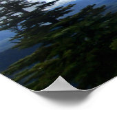 Poster Lac McDonald de Mt Brown - Parc national des Glaci (Coin)