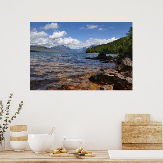 Poster Lac McDonald I (Cuisine)