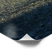 Poster Lac Mendenhall dans Juneau Paysage de l'Alaska (Coin)