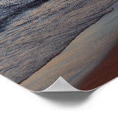 Poster lac michigan côte nord milwaukee à l'aube (Coin)