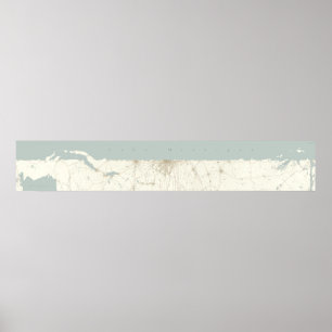 Poster Lac Michigan non desservi, horizontal