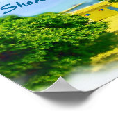 Poster Lac Michigan Rive de Chicago Beach (Coin)