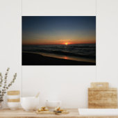 Poster Lac Michigan Sunset 2 (Cuisine)