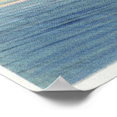 Poster Lac Middle Saranac Vue sur le Mont Ampersand (Coin)