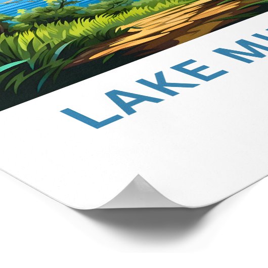 Poster Lac Minnetonka Minnesota Imprimer (Coin)