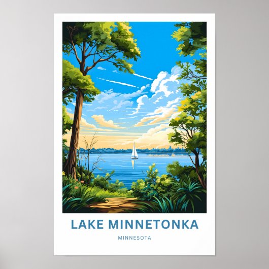 Poster Lac Minnetonka Minnesota Imprimer (Devant)