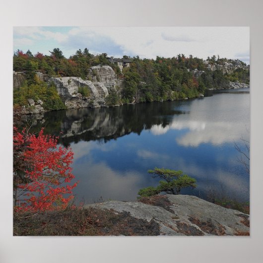 Poster Lac Minnewaska (Devant)