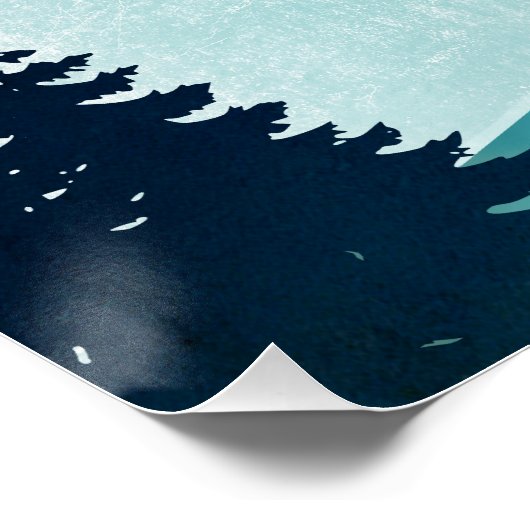 Poster Lac Moonrise (Coin)