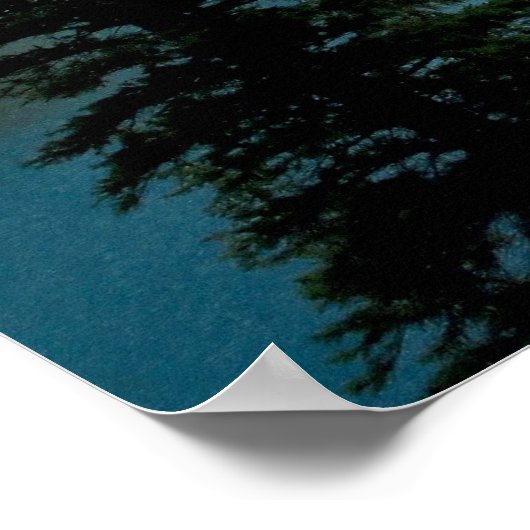 Poster Lac Moraine (Coin)